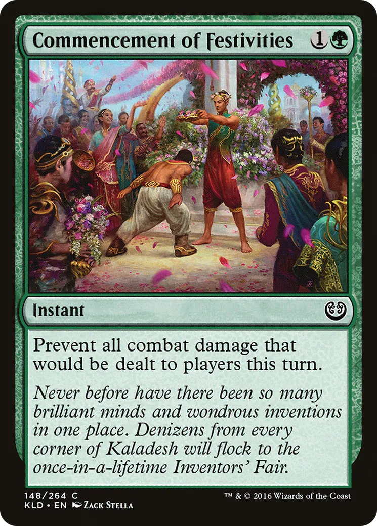 Commencement of Festivities — Kaladesh — Magic: The Gathering