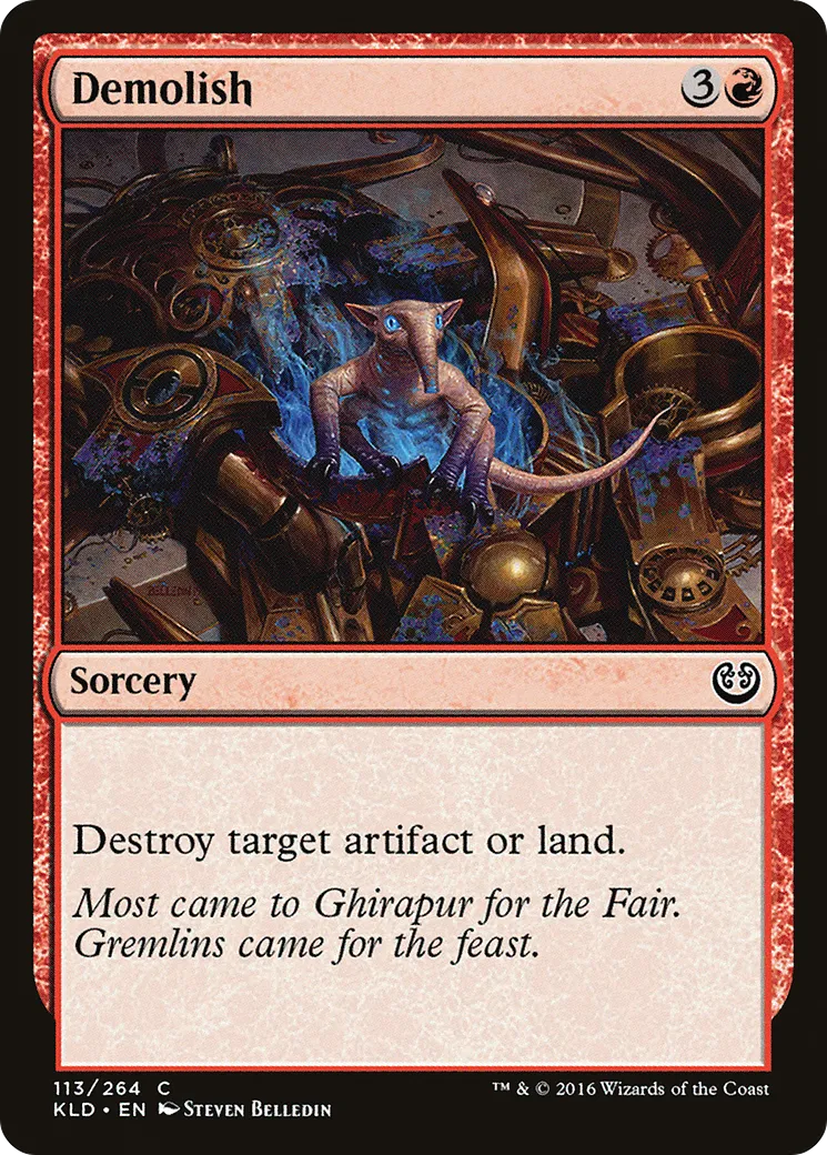 Démolition — Kaladesh — Magic: The Gathering