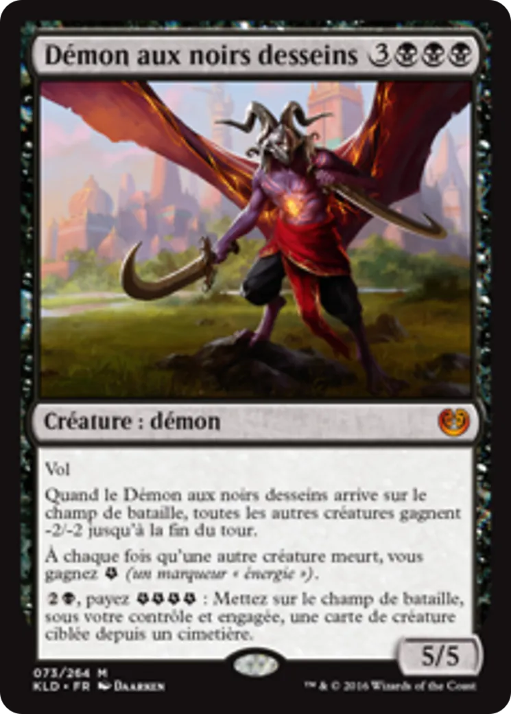 Démon aux noirs desseins — Kaladesh — Magic: The Gathering