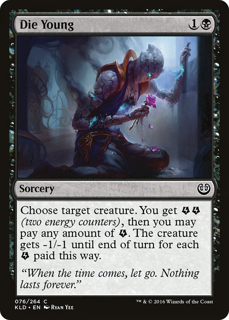 Mourir jeune — Kaladesh — Magic: The Gathering