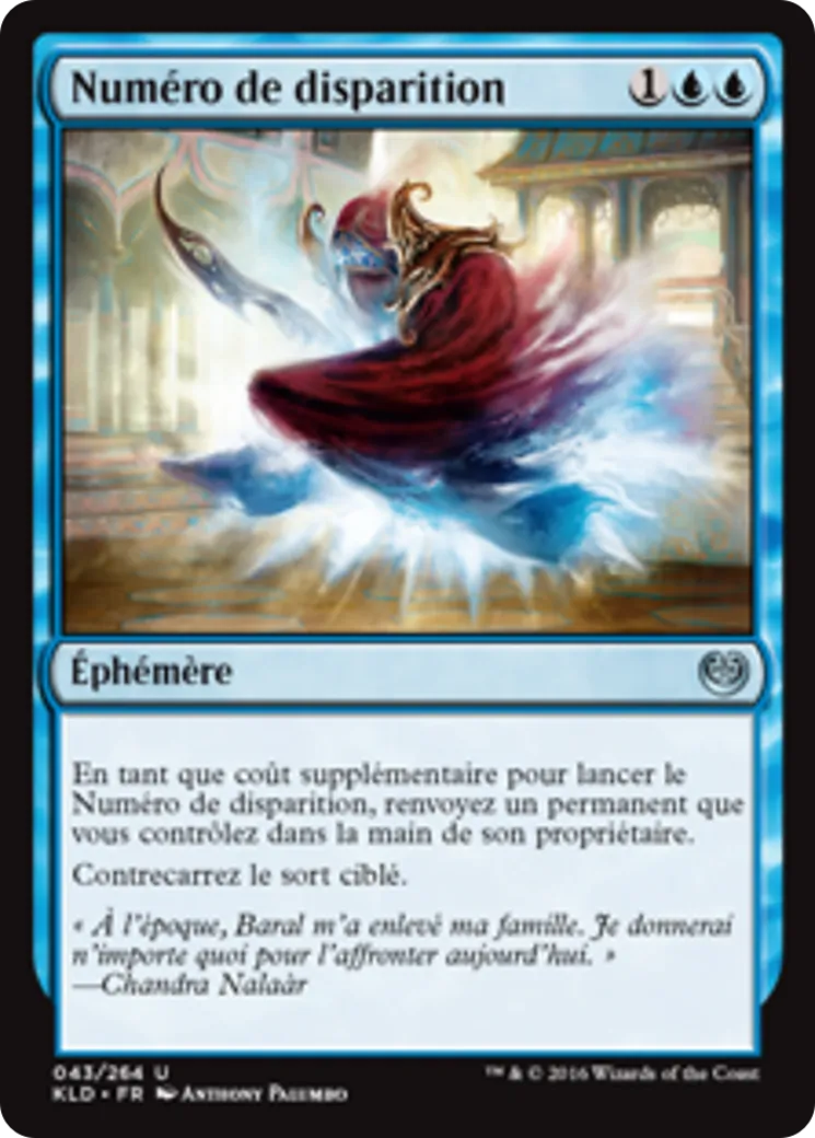 Numéro de disparition — Kaladesh — Magic: The Gathering