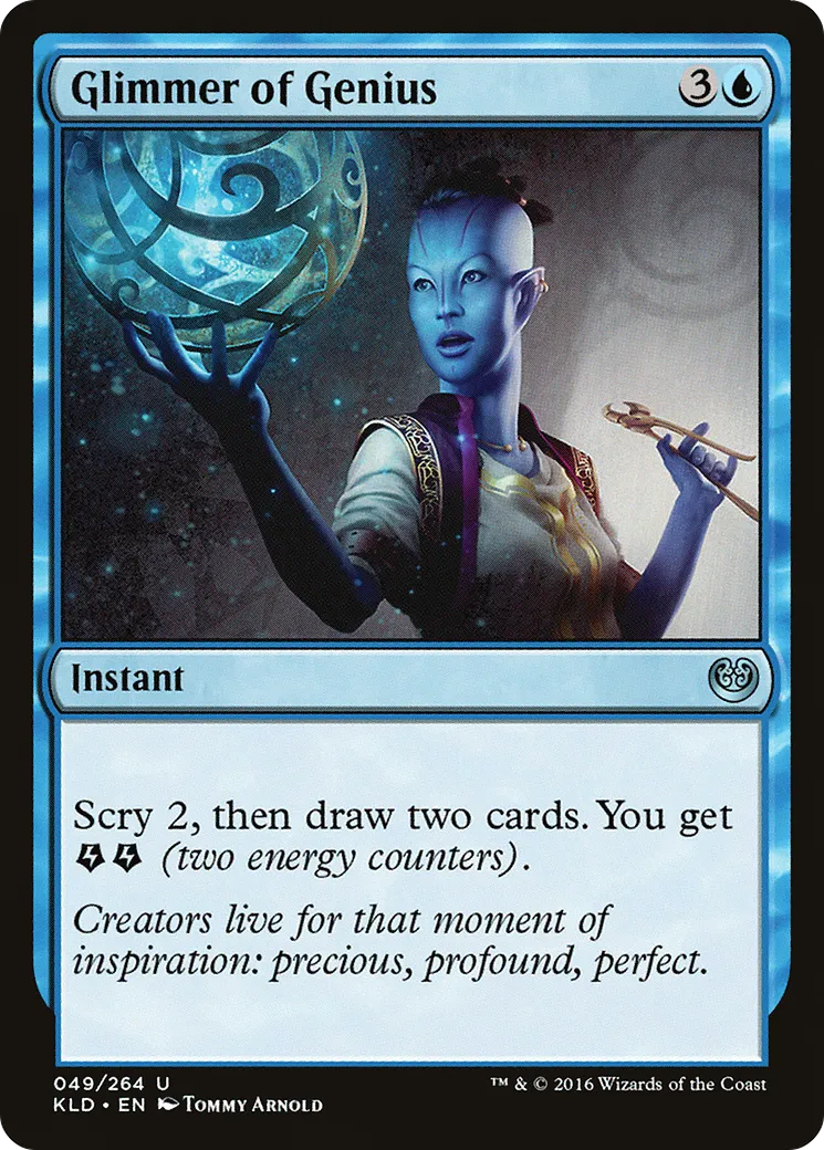 Glimmer of Genius — Kaladesh — Magic: The Gathering