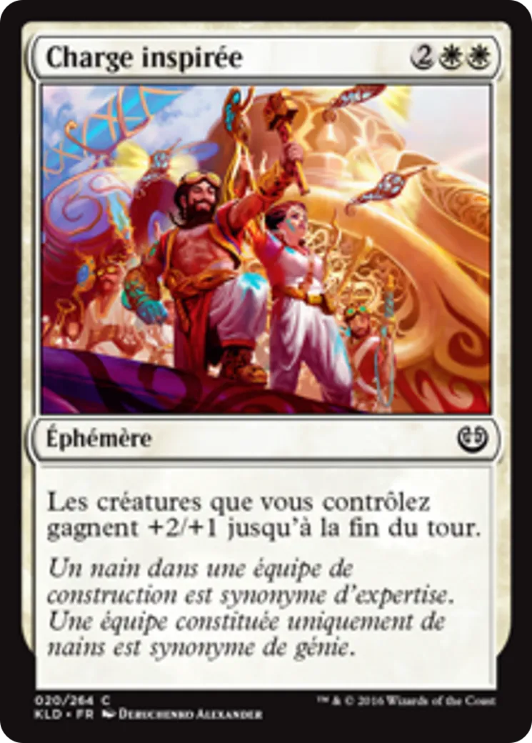Charge inspirée — Kaladesh — Magic: The Gathering