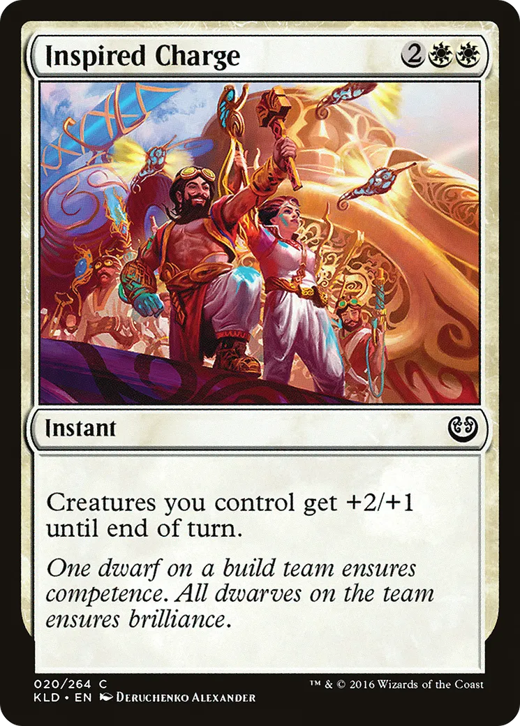 Charge inspirée — Kaladesh — Magic: The Gathering