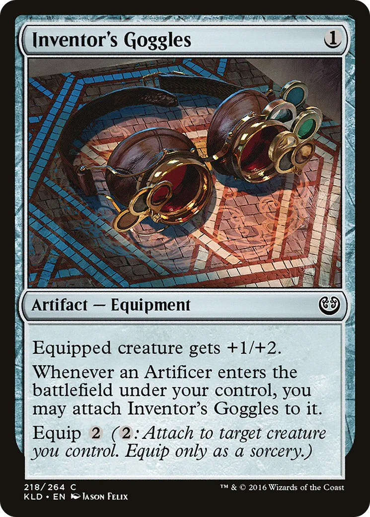 Inventor's Goggles — Kaladesh — Magic: The Gathering