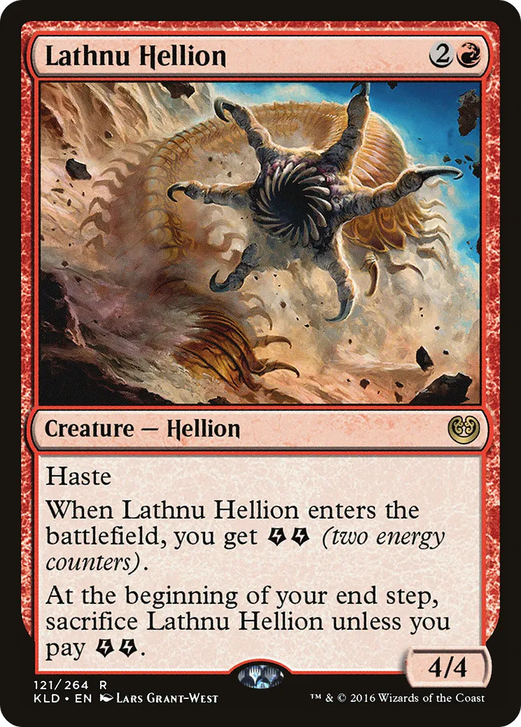 Lathnu Hellion — Kaladesh — Magic: The Gathering