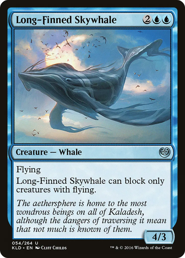 Baleine volante à longues nageoires — Kaladesh — Magic: The Gathering