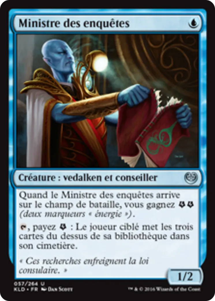 Ministre des enquêtes — Kaladesh — Magic: The Gathering