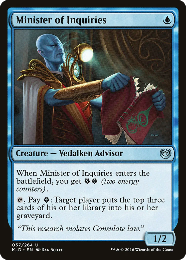 Ministre des enquêtes — Kaladesh — Magic: The Gathering