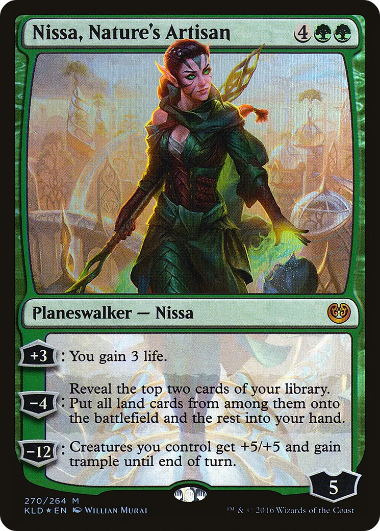 Nissa, Nature's Artisan — Kaladesh — Magic: The Gathering