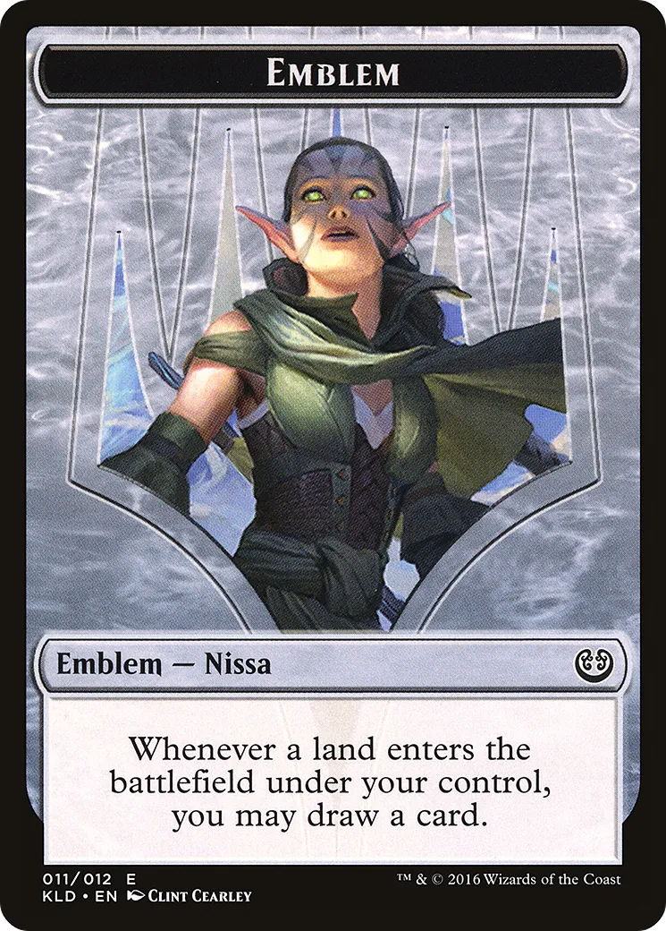 Nissa, Vital Force Emblem — Kaladesh — Magic: The Gathering