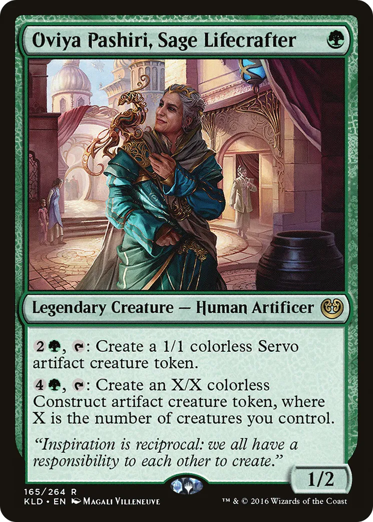 Oviya Pashiri, Sage Lifecrafter — Kaladesh — Magic: The Gathering