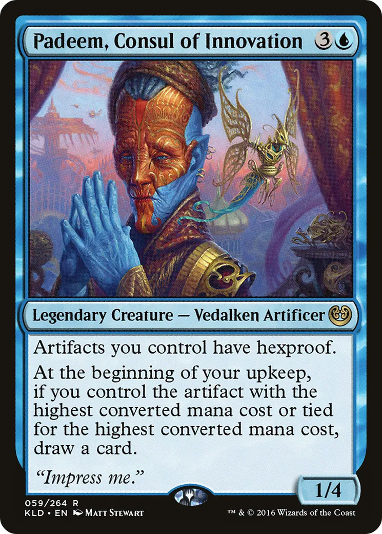 Padeem, consul de l'innovation — Kaladesh — Magic: The Gathering