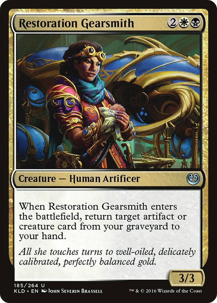 Restoration Gearsmith — Kaladesh — Magic: The Gathering