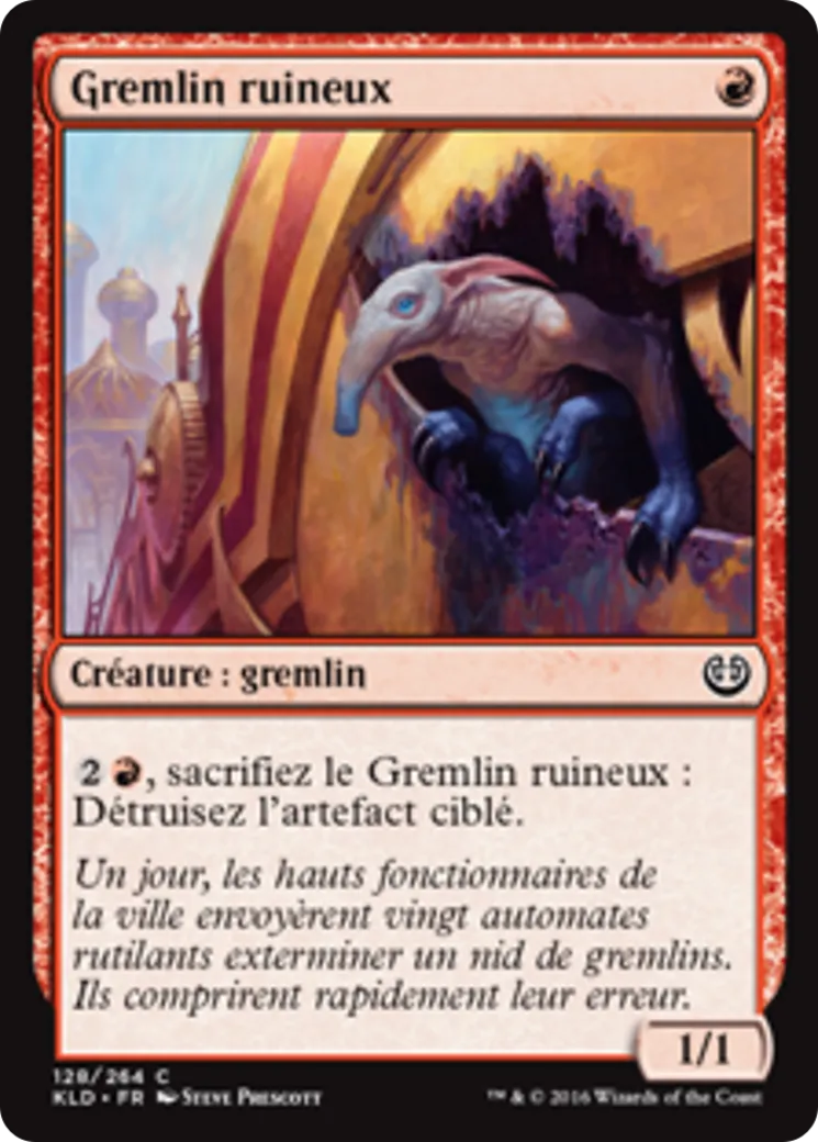 Gremlin ruineux — Kaladesh — Magic: The Gathering