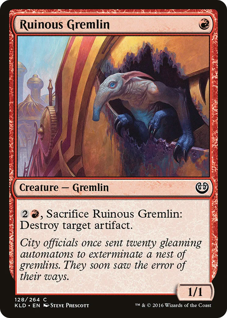 Ruinous Gremlin — Kaladesh — Magic: The Gathering