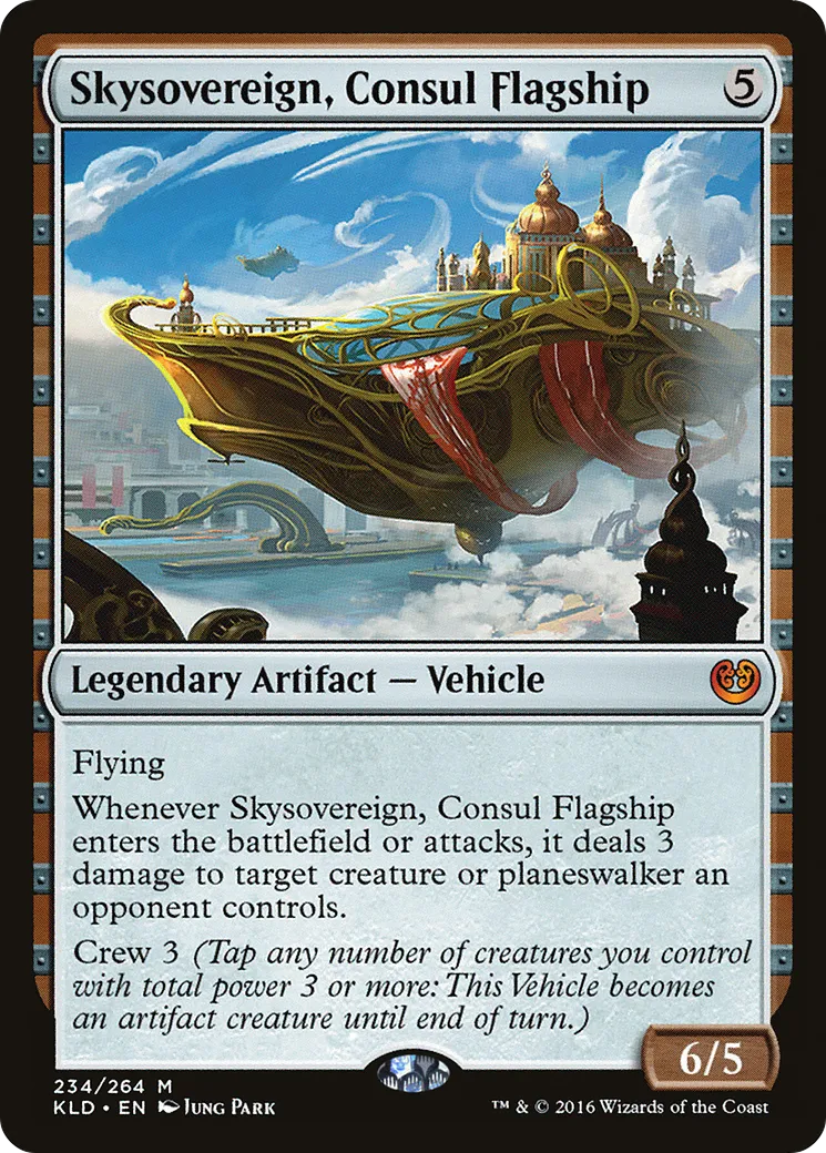 Souverain des cieux, navire amiral du consul — Kaladesh — Magic: The Gathering