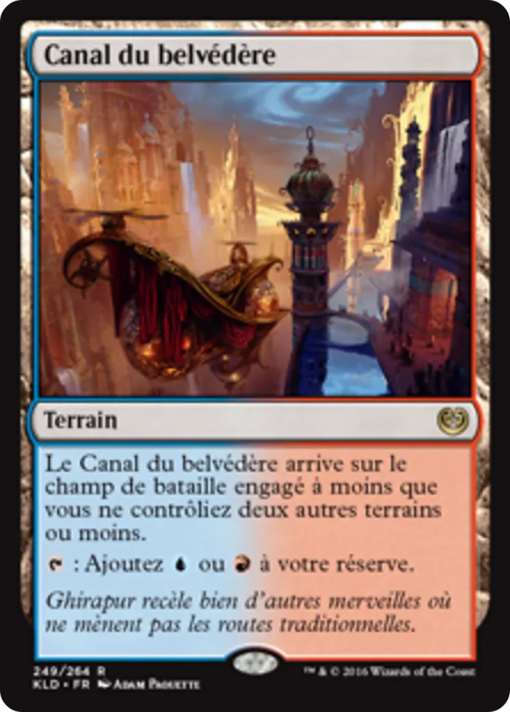 Canal du belvédère — Kaladesh — Magic: The Gathering