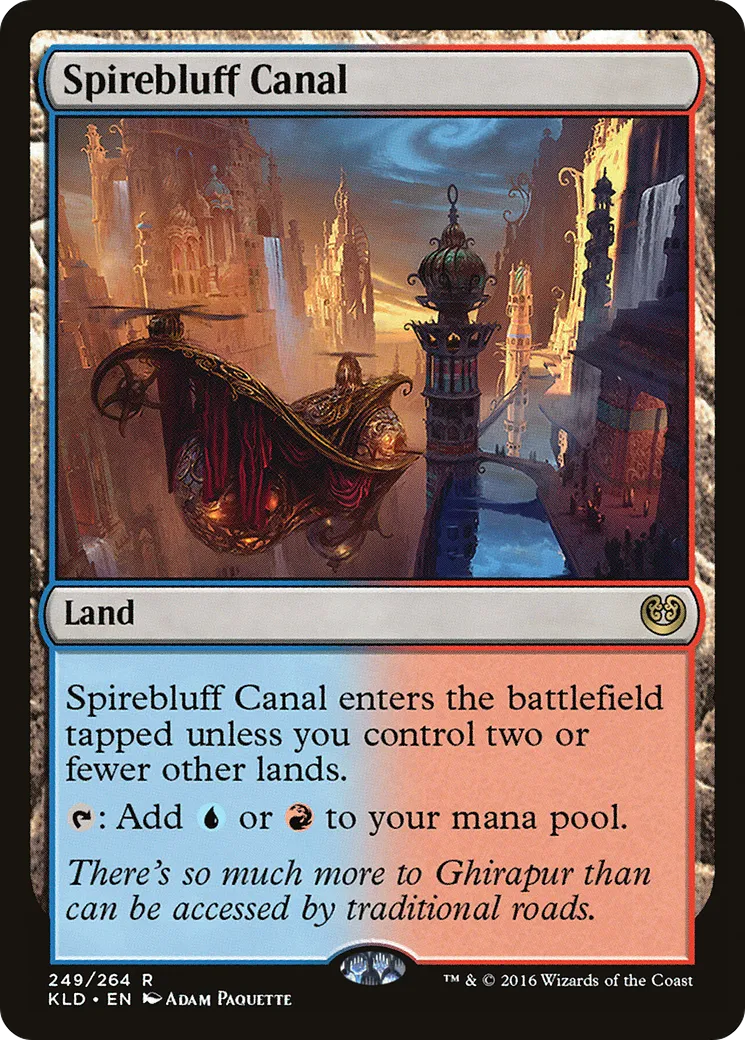 Spirebluff Canal — Kaladesh — Magic: The Gathering