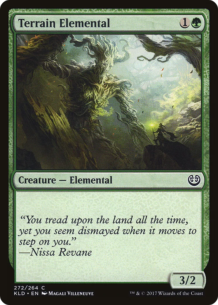 Élémental de terrain — Kaladesh — Magic: The Gathering