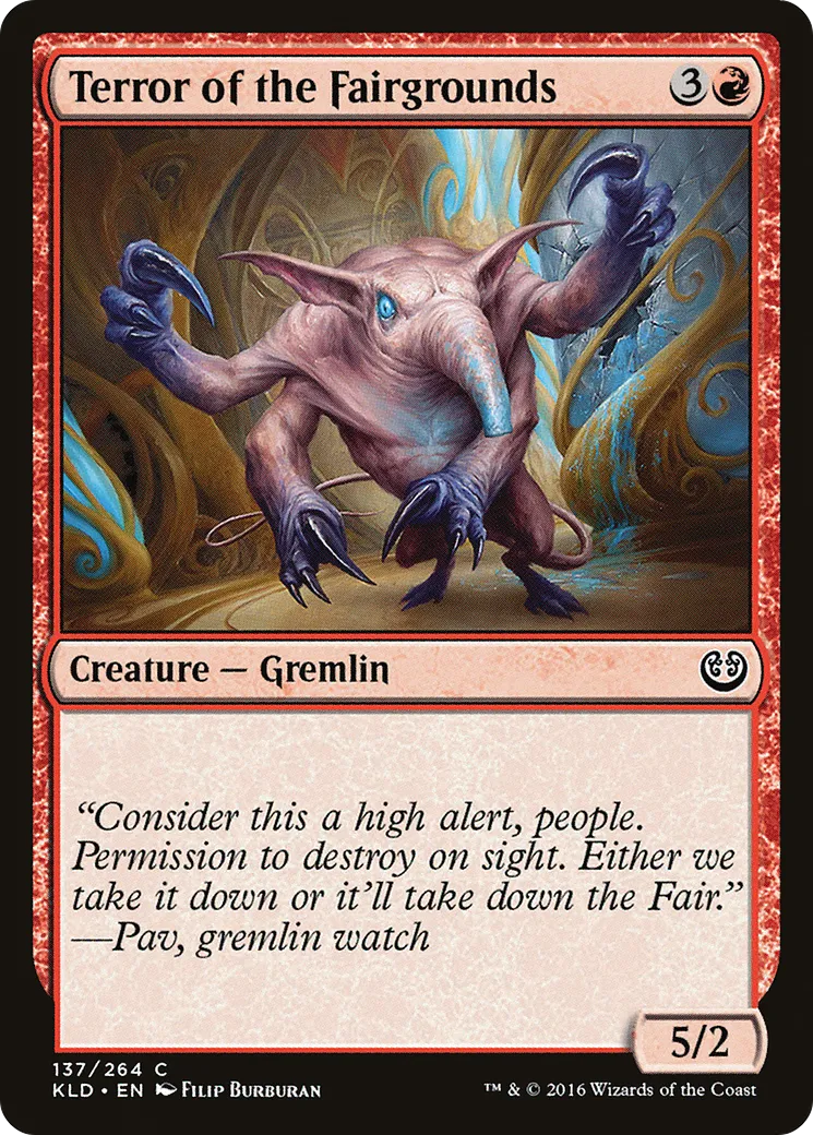 Terreur de la foire — Kaladesh — Magic: The Gathering