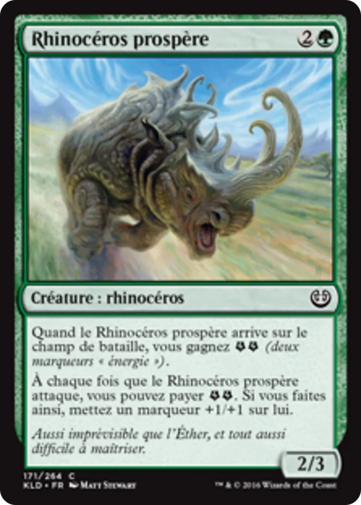 Rhinocéros prospère — Kaladesh — Magic: The Gathering