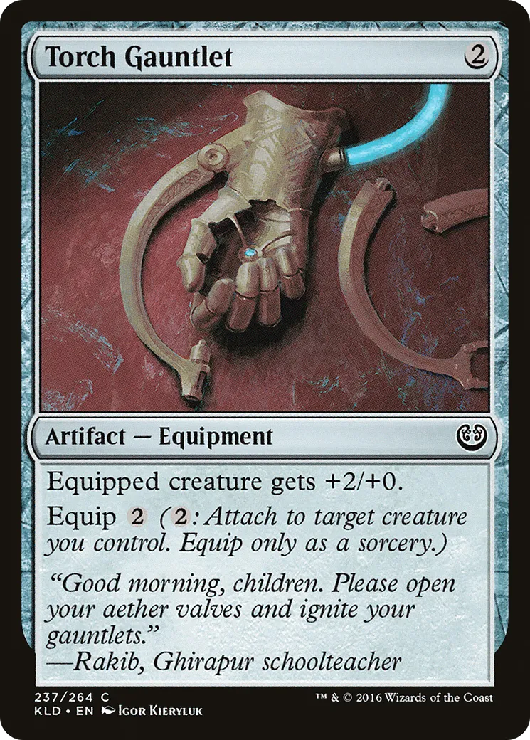 Gantelet torche — Kaladesh — Magic: The Gathering