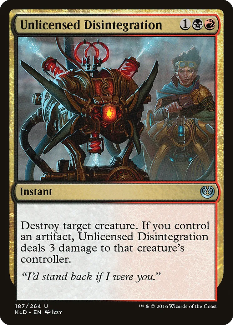 Désintégration illicite — Kaladesh — Magic: The Gathering