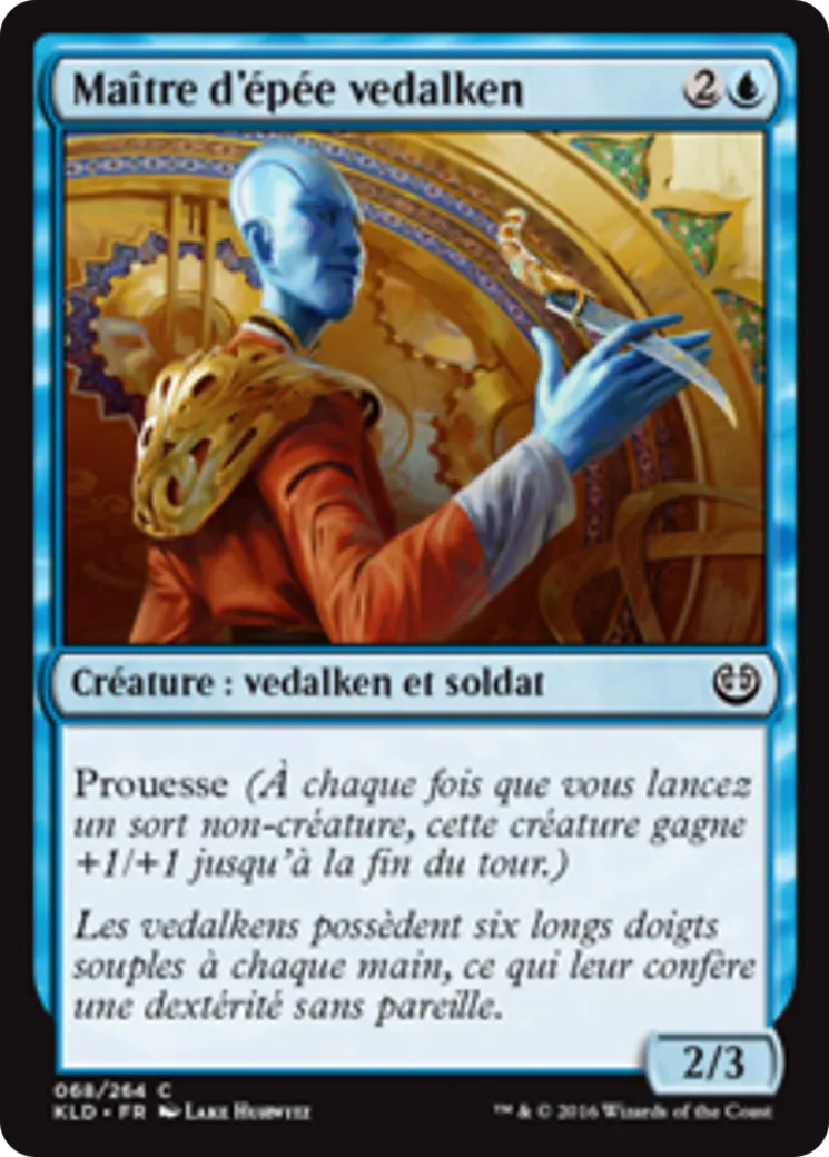 Maître d'épée vedalken — Kaladesh — Magic: The Gathering