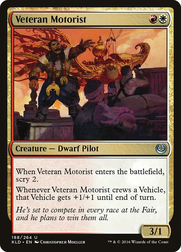 Veteran Motorist — Kaladesh — Magic: The Gathering