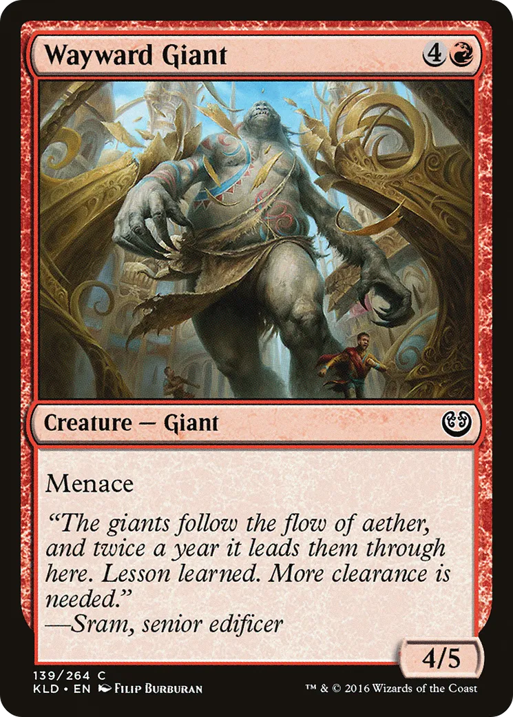 Géant rétif — Kaladesh — Magic: The Gathering