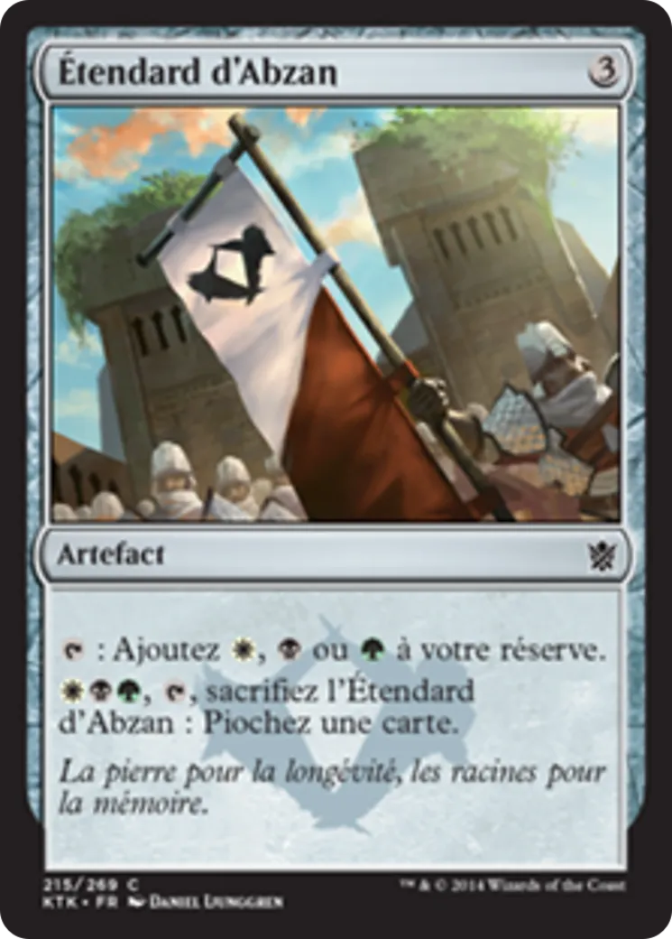 Étendard d'Abzan from Khans of Tarkir - Magic: The Gathering