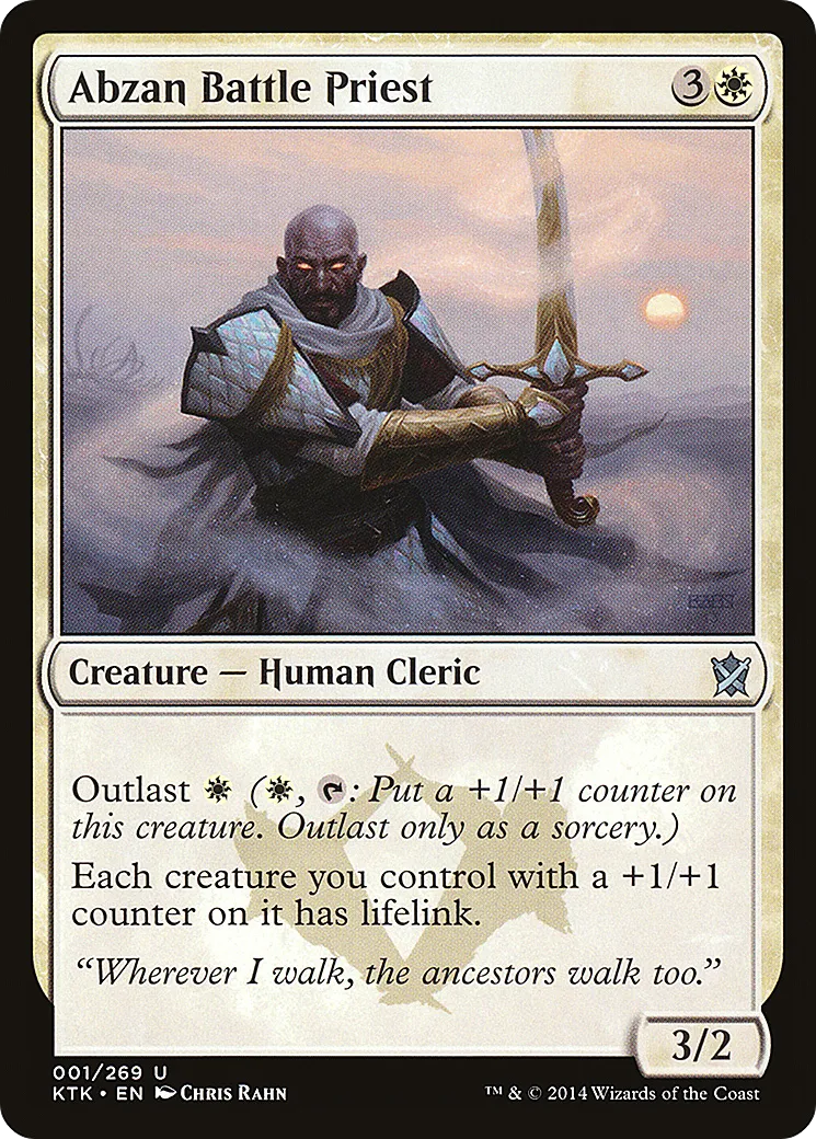 Abzan Battle Priest — Khans of Tarkir — Magic: The Gathering