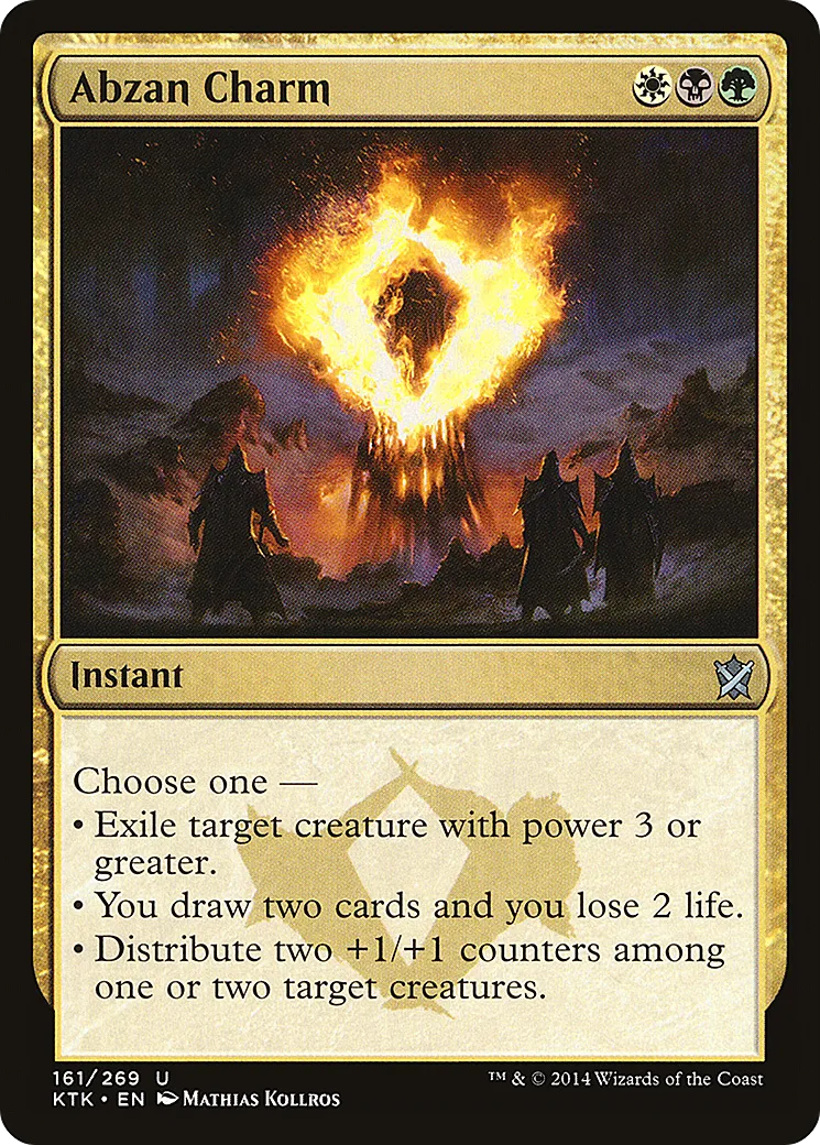 Abzan Charm — Khans of Tarkir — Magic: The Gathering