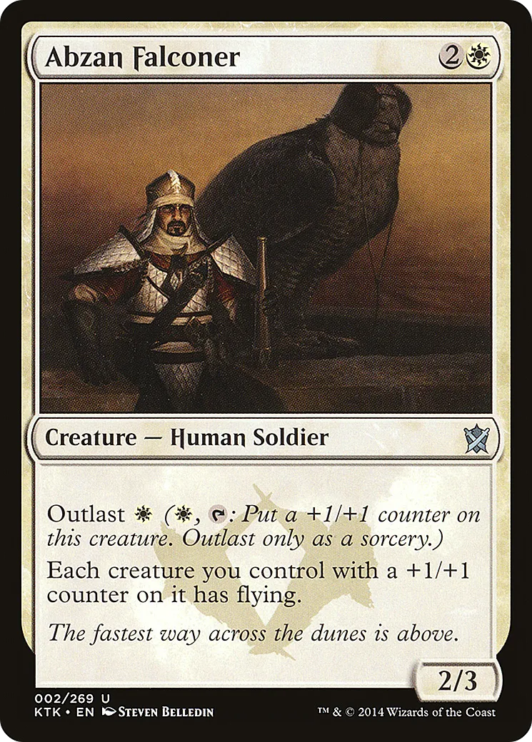 Fauconnier abzan — Khans of Tarkir — Magic: The Gathering