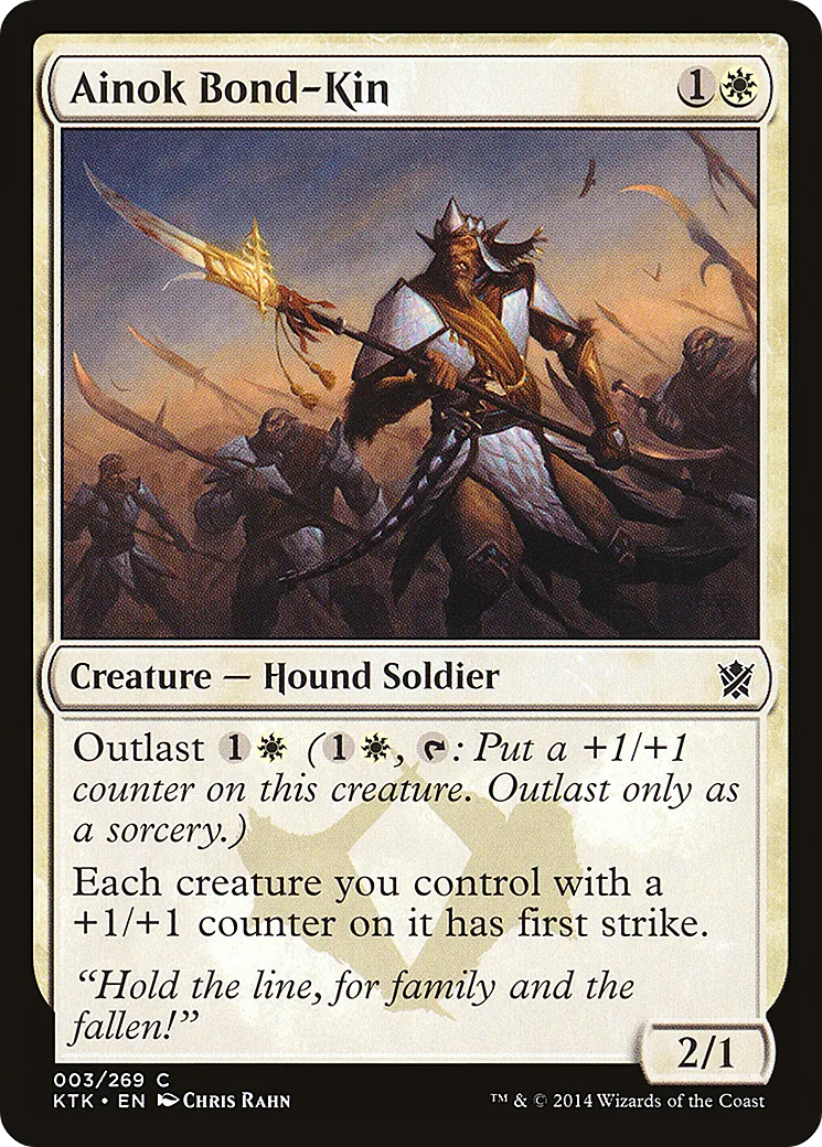Frère d'armes aïnok — Khans of Tarkir — Magic: The Gathering