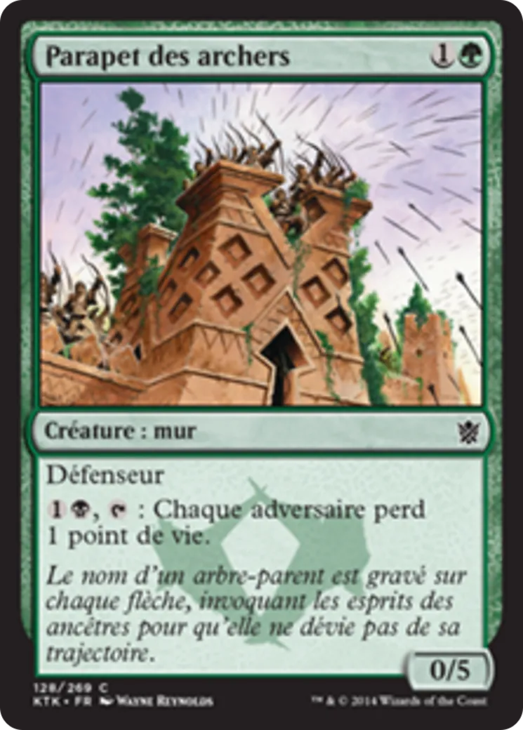 Parapet des archers — Khans of Tarkir — Magic: The Gathering