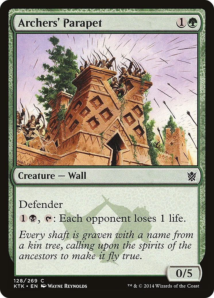 Archers' Parapet — Khans of Tarkir — Magic: The Gathering