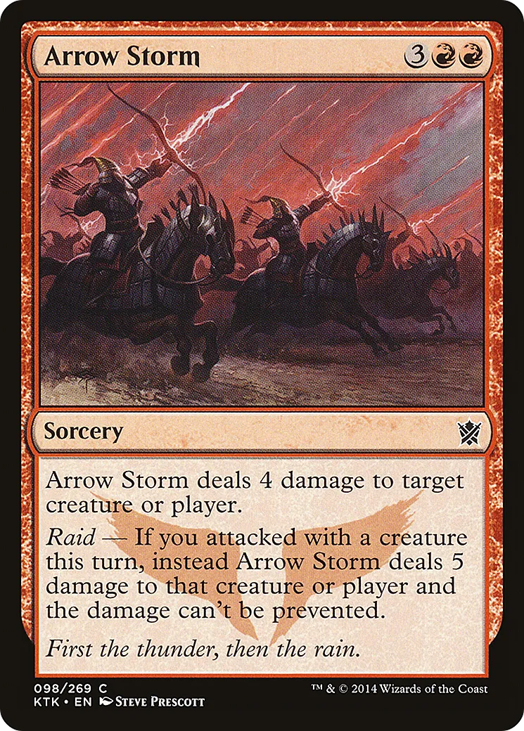 Orage de flèches — Khans of Tarkir — Magic: The Gathering