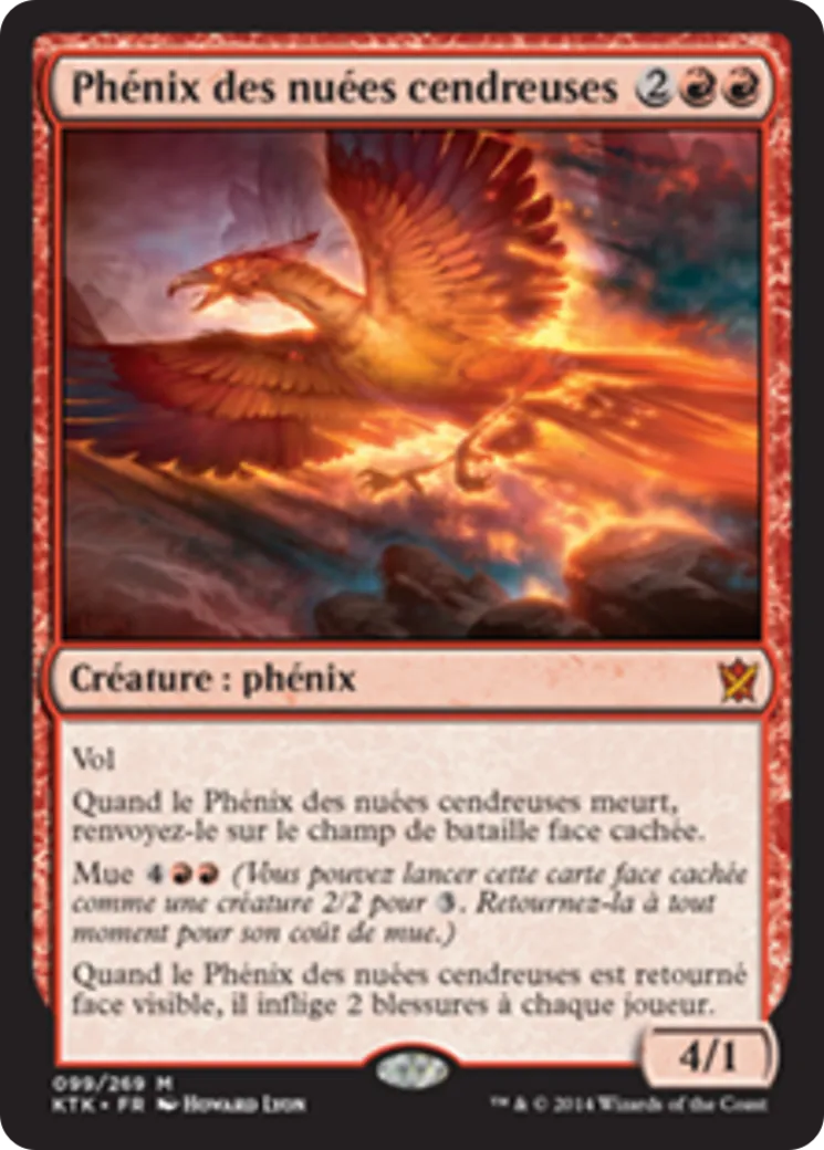 Phénix des nuées cendreuses — Khans of Tarkir — Magic: The Gathering