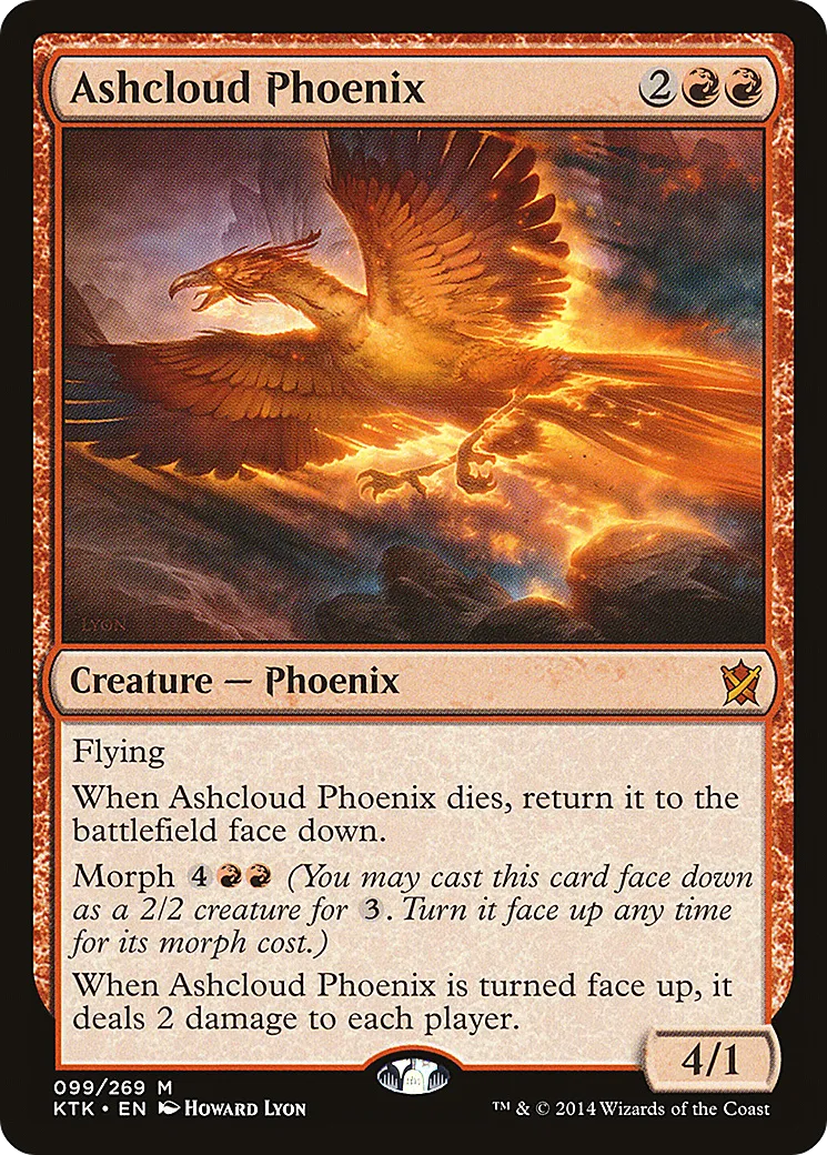 Ashcloud Phoenix — Khans of Tarkir — Magic: The Gathering