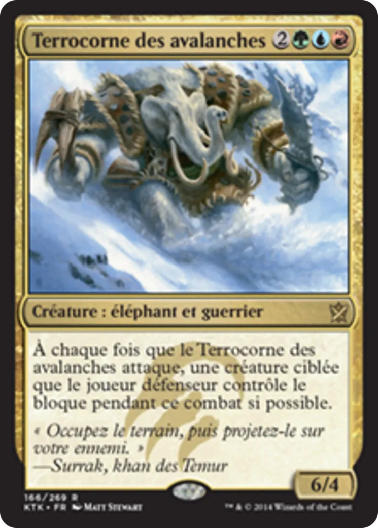 Terrocorne des avalanches — Khans of Tarkir — Magic: The Gathering