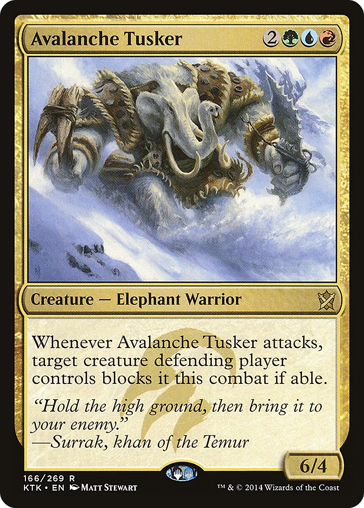 Avalanche Tusker — Khans of Tarkir — Magic: The Gathering