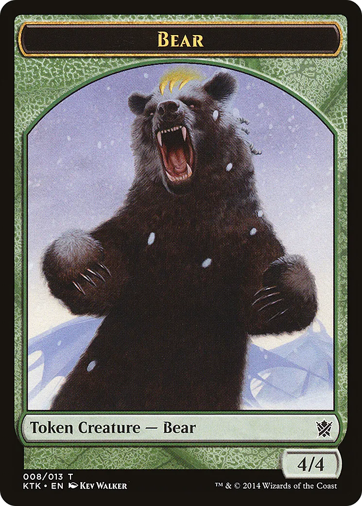 Bear — Khans of Tarkir — Magic: The Gathering