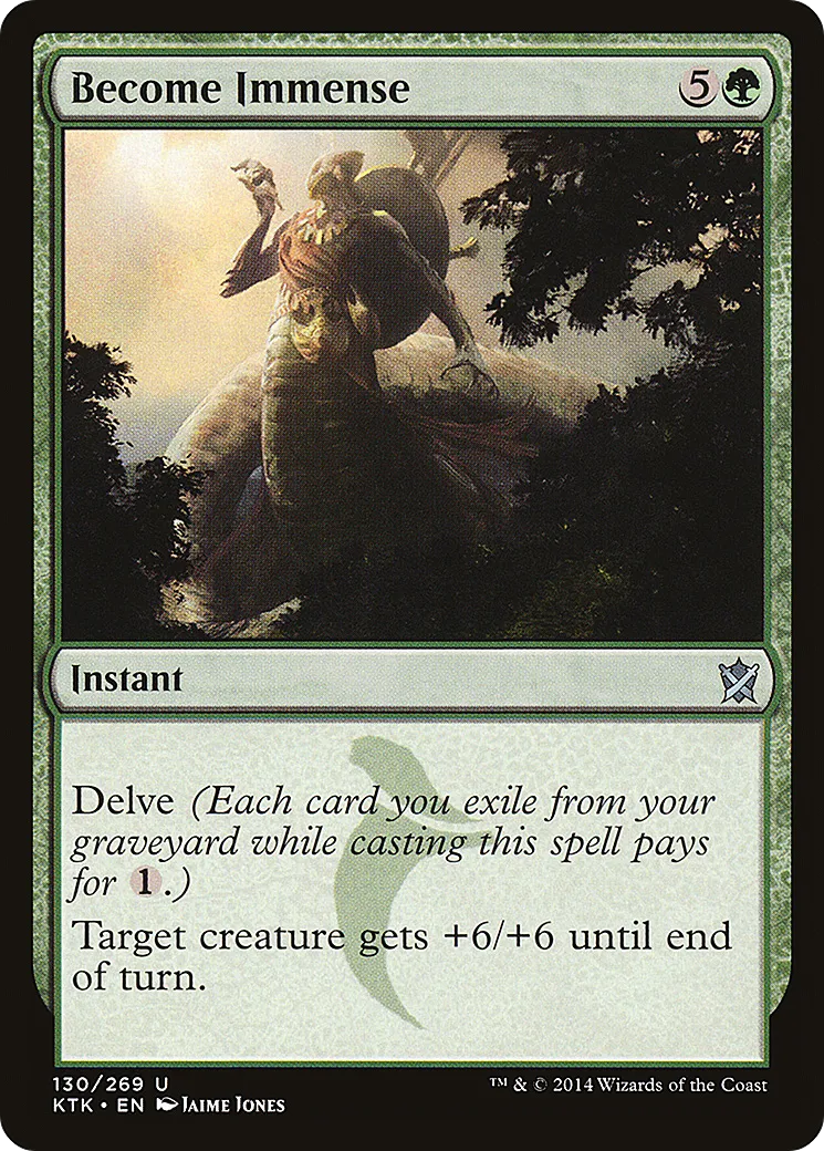 Devenir immense — Khans of Tarkir — Magic: The Gathering