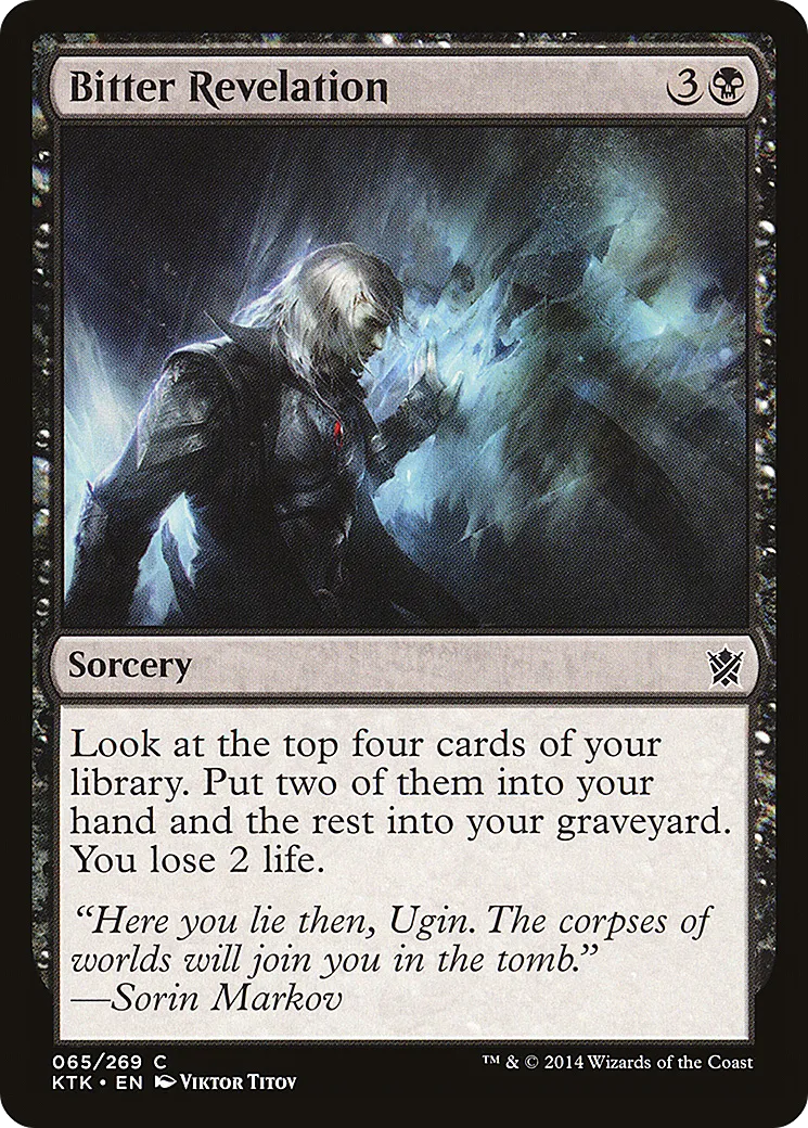Amère révélation — Khans of Tarkir — Magic: The Gathering