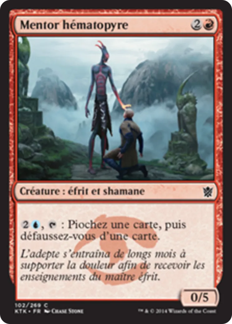 Mentor hématopyre — Khans of Tarkir — Magic: The Gathering