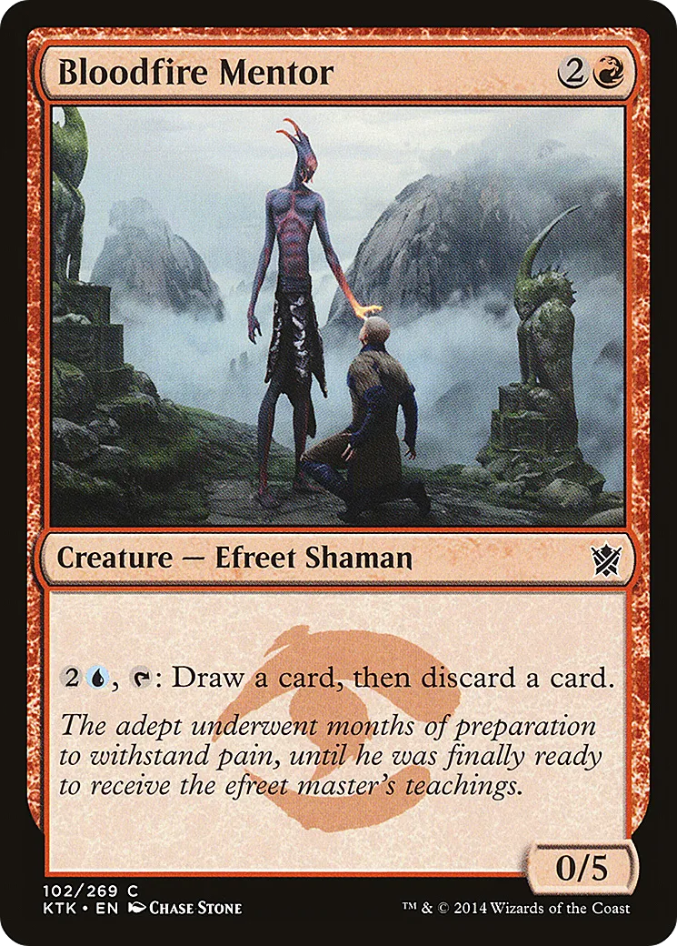 Mentor hématopyre — Khans of Tarkir — Magic: The Gathering