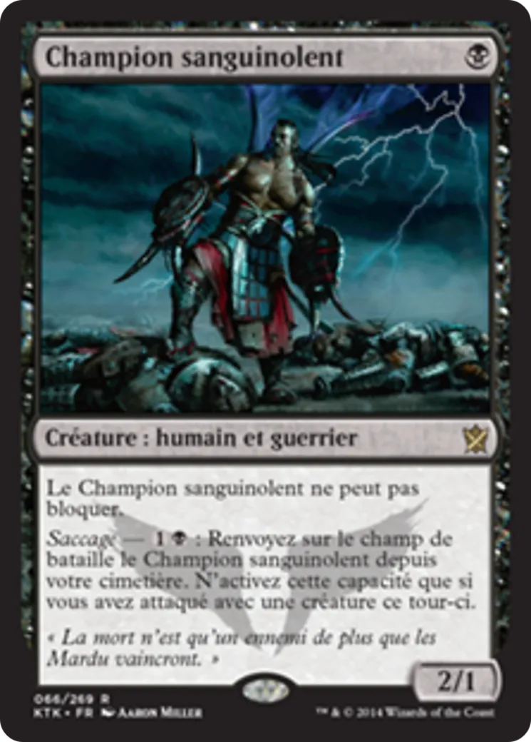 Champion sanguinolent — Khans of Tarkir — Magic: The Gathering