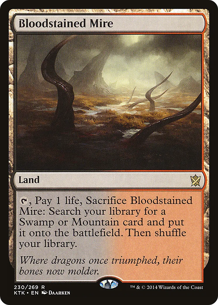 Bloodstained Mire — Khans of Tarkir — Magic: The Gathering
